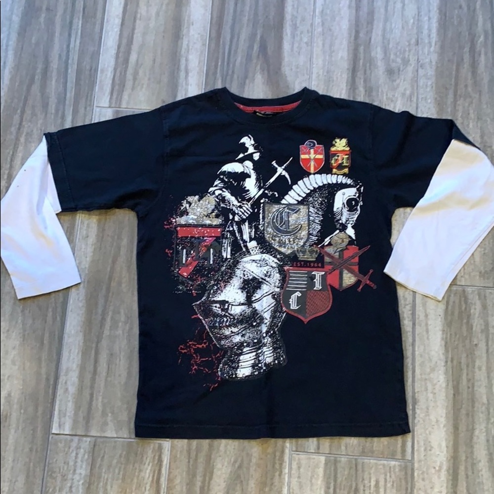 Boys layered shirt